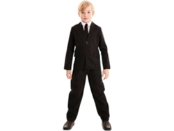 Disfraz de Niño EUROCARNAVALES hombre con traje negro (Tam: 7-9 años)