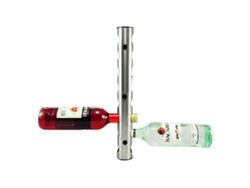 VVJIJILLY Suporte De Vinho De Parede Para 8 Garrafas, Cozinha Ou Bar, 42 Cm