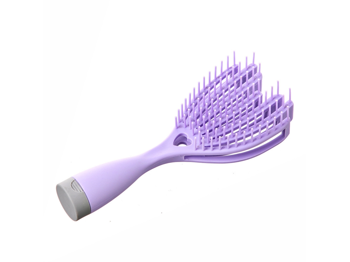 Peine De Cabello Hueco Elástico Para Seco Y Mojado, Flexible, Ideal Para Peinado Diario Y Viajes