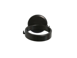 Soporte de pared para secador de pelo Worten negro (sin orificio)