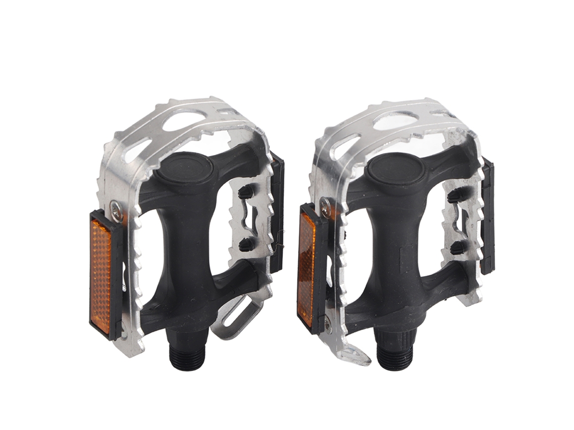 Pedal Antideslizante Con Rodamiento Para Bicicletas De Carretera Y De Montaña, Fabricado En Acero Y Aluminio.