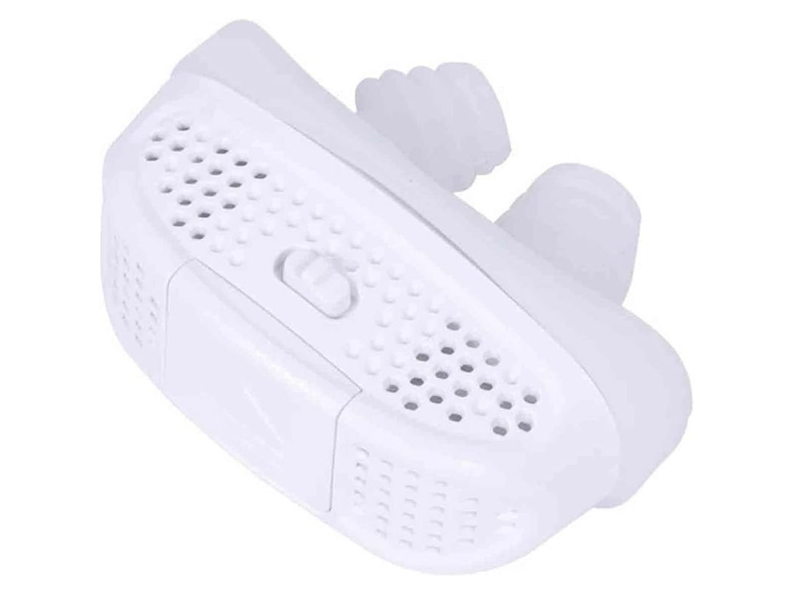 Dan26-dispositivo Antiruidos, Dilatador Nasal Eléctrico Con Diseño De Doble Ventilador De Eddy Current (blanco)