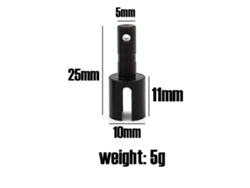 Copa De Transmisión Diferencial De 2 Piezas Para Coche De Control Remoto Lc Racing Ptg-2 Piezas Mejoradas Acero 45