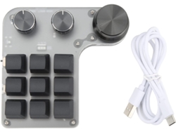 Mini Teclado, Teclado Para Juegos De Una Mano Con Rgb, Modo Dual Y 3 Botones Para Juegos Y Consolas.