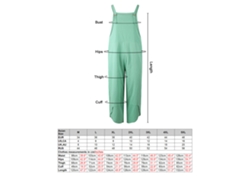 Mono Sin Mangas De Talla Grande Para Mujer Con Bolsillos, Tirantes Ajustables, Algodón, Verano