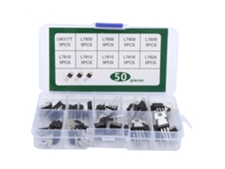 Kit De 50 Reguladores De Voltaje De Transistor De 3 Pines T0220 Componente Electrónico