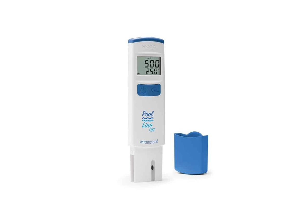 Medidor digital de temperatura y salinidad del agua de la piscina EC TDS por electrólisis salina: fácil, preciso y duradero.