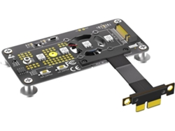 Cable De Extensión M.2 Ngff Nvme-key Ssd A Pcie 1x Con Ventilador De Refrigeración Y Led