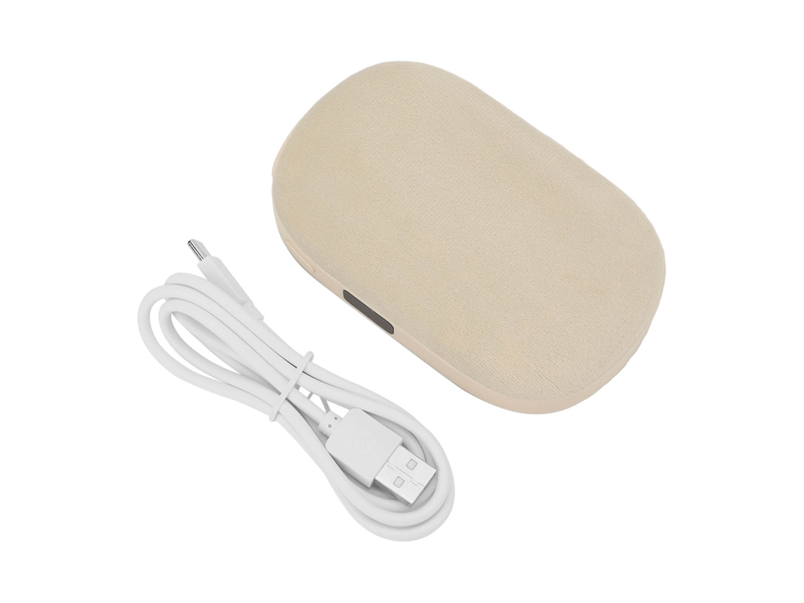 Calentador De Manos Batería Portátil 10000mah 2 En 1 Carga Rápida Recargable Digital Mostrador Khaki