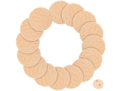 50 Rebanadas De Madera Natural Sin Terminar Recortes Redondos Para Manualidades Diy Adornos 3,8x3,8x0,35cm