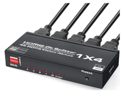 Adaptador divisor HDMI Yizhood 4k 60hz negro