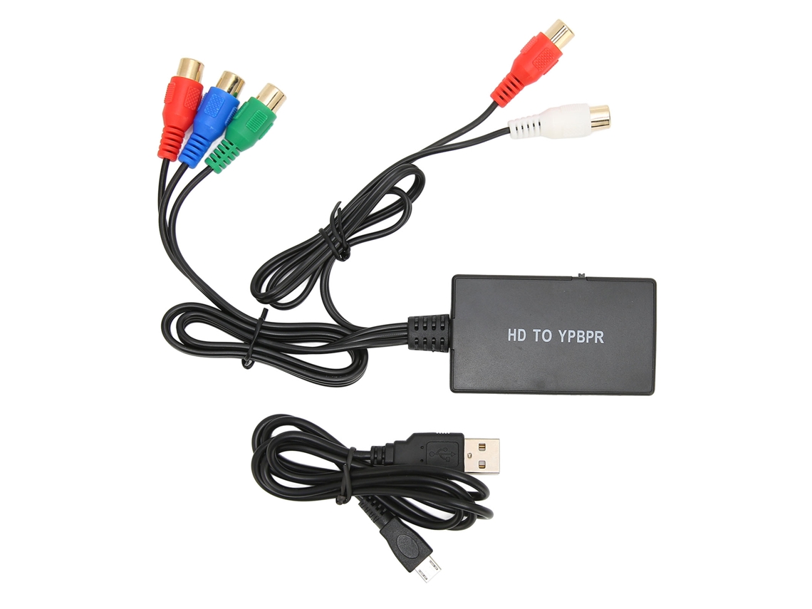 Convertidor Hdmi A Ypbpr Compatible Con Conversión De Señal De Componente 720p/1080p