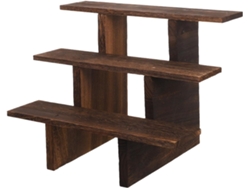 Soporte De Mesa De Madera Para Exhibir Suculentas En Macetas, Estante Rústico Para Figuritas Y Muñecas.