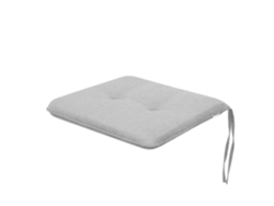 Cojín para Silla de Salón, Cocina, Comedor o Jardín para Interior y Exterior - 1 Pieza 50x43cm -Doble cara - Gris SALES CORE