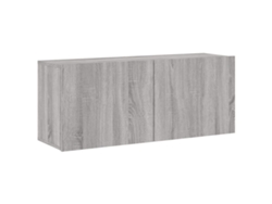 Maison Exclusive - Mueble Para Tv De Pared Gris Sonoma 100x30x41 Cm