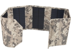 Cargador Portátil Con Panel Solar De 28 W Con Puerto Usb, Resistente Al Agua Ip67, Diseño Plegable De 6 Secciones.