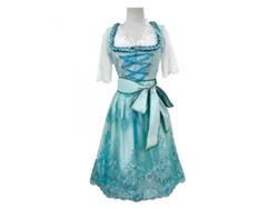 2026-5329-traje De Oktoberfest Para Mujeres Dirndl Alemán Vestido Bavaro Fiesta Carnaval L Verde Claro