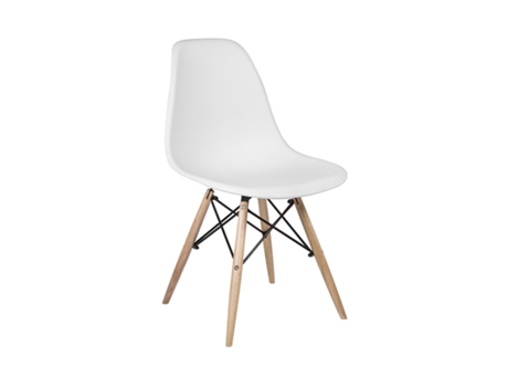 Pack de 4 sillas de comedor Paris Blanco