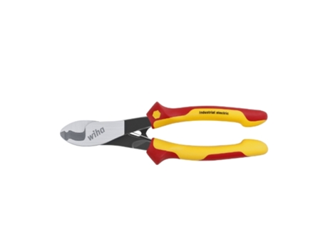 WIHA Alicates para corte de cables Industrial electric con resorte de apertura conectable y desconectable (43665)