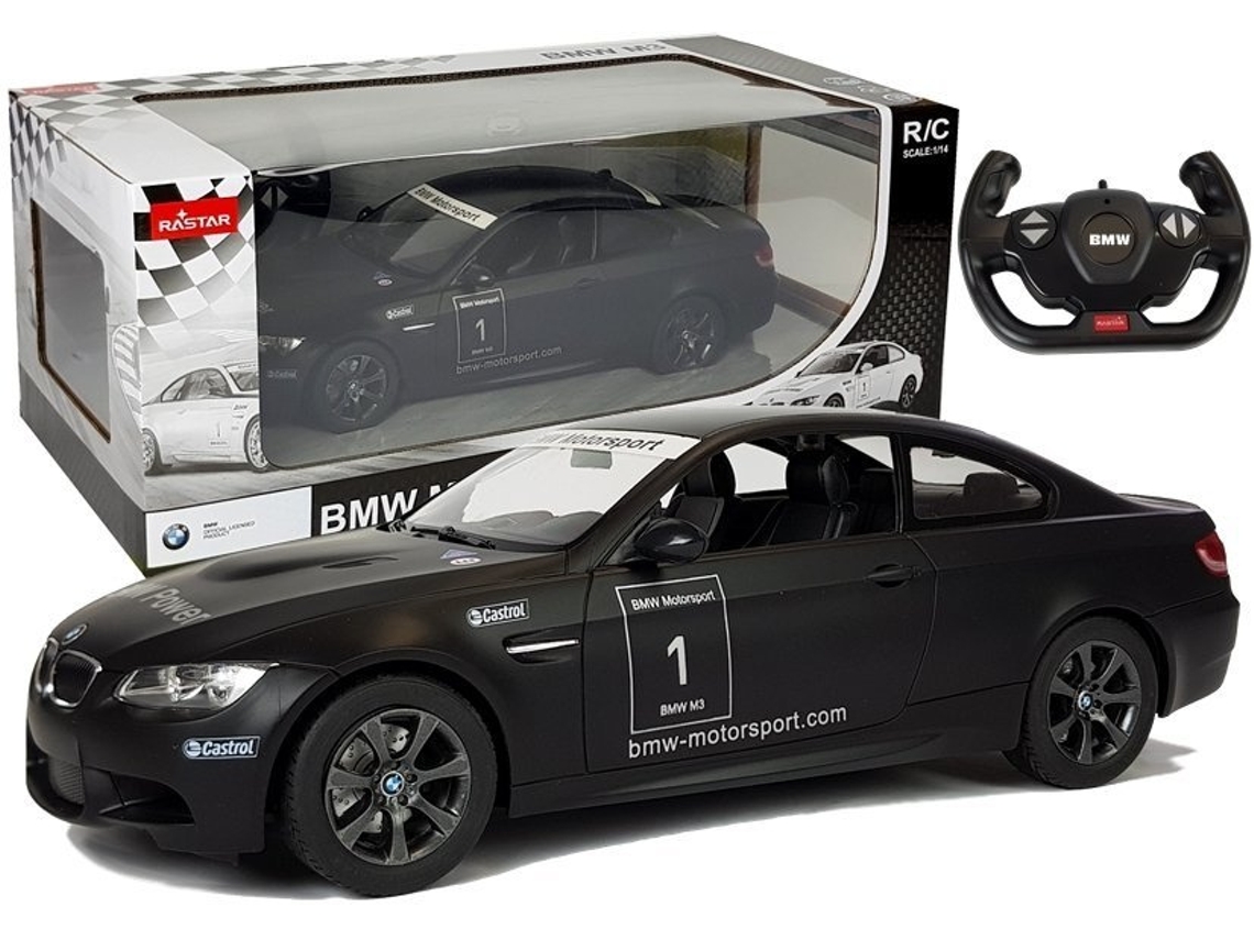 Coche teledirigido BMW M3 Rastar 114 negro