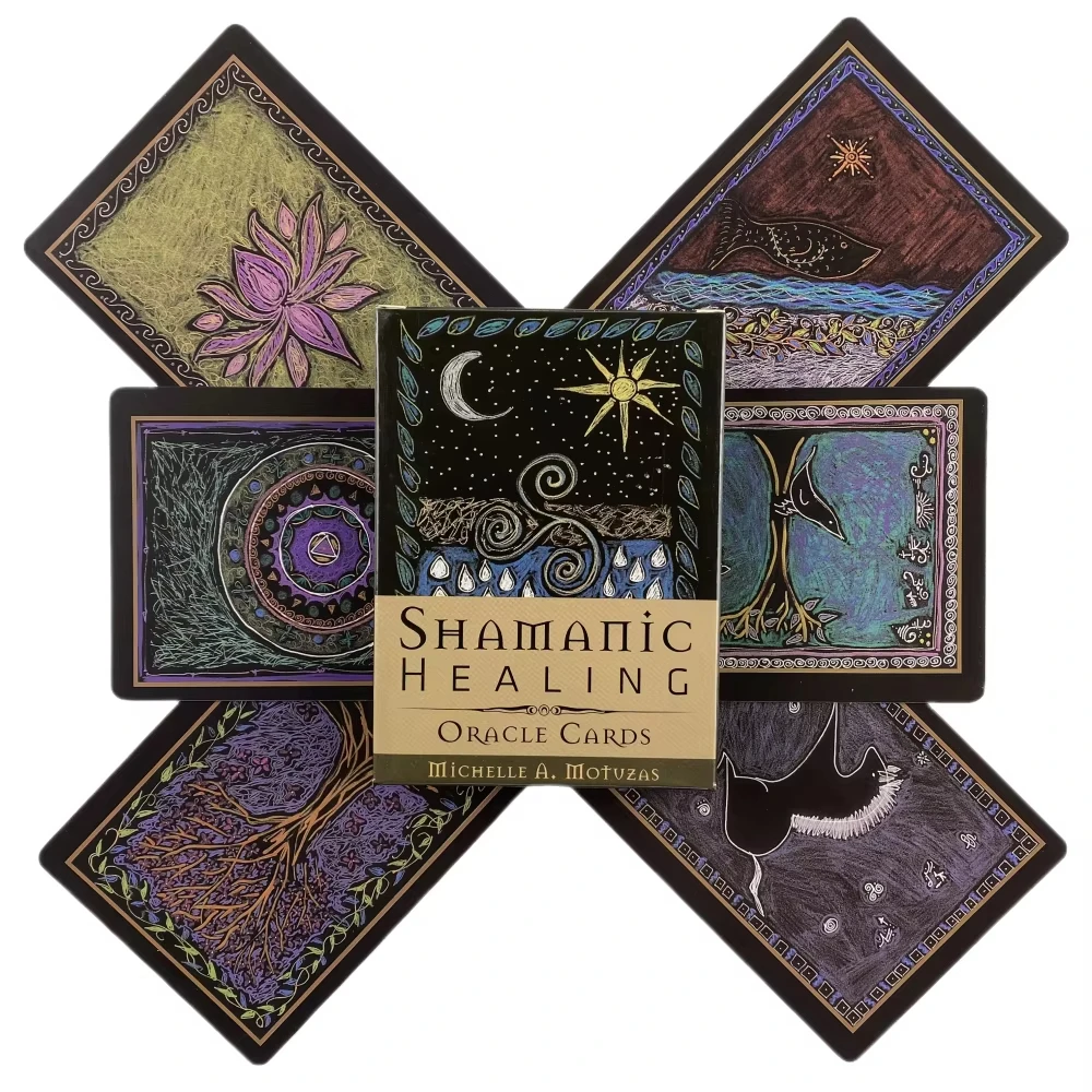 Cartas Oráculo De Sanación Chamánica, Cartas Del Tarot, Profecías Para Reuniones Familiares, Adivinación, Juegos De Mesa, Cartas De Juego Para Fiestas