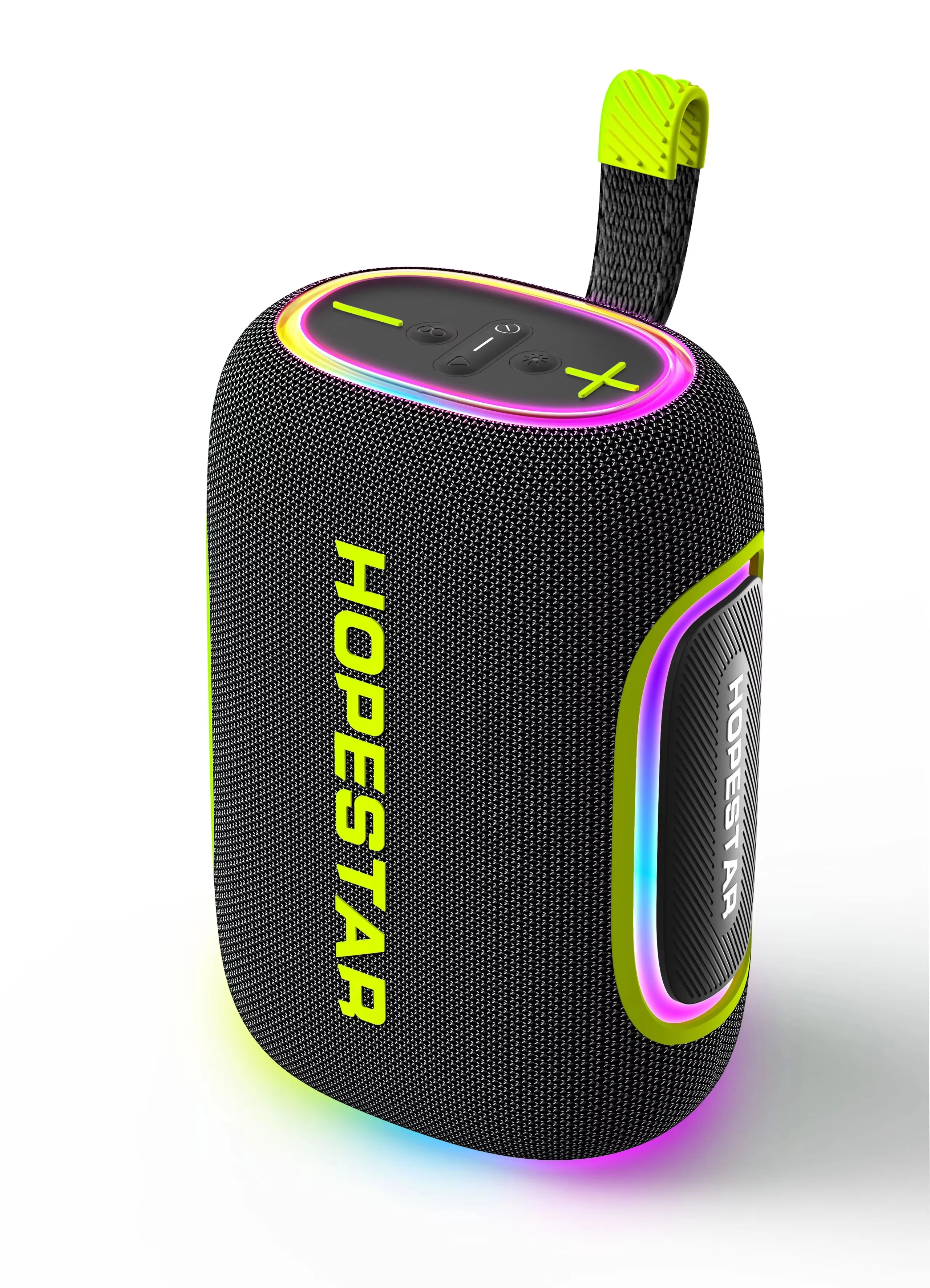 Altavoz Bluetooth (negro), Resistente Al Agua Ipx6, Luz Led, Bluetooth De 65 W, Compatible Con Tf/tws/aux.