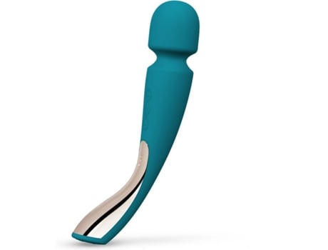 Estimulador Lelo Smart wand 2 negro medium masajeador ocean blue para liberar la de los y placer sumergible