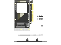 Tarjeta Adaptadora Pcie 5.0 A U.2 Sff 8639, De Alta Velocidad, Ancho De Banda De 128 S, Para Solución De