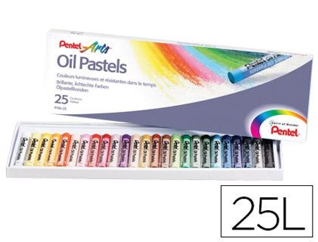 Pasteis de Oleo Pentel Arts 25 Núcleos
