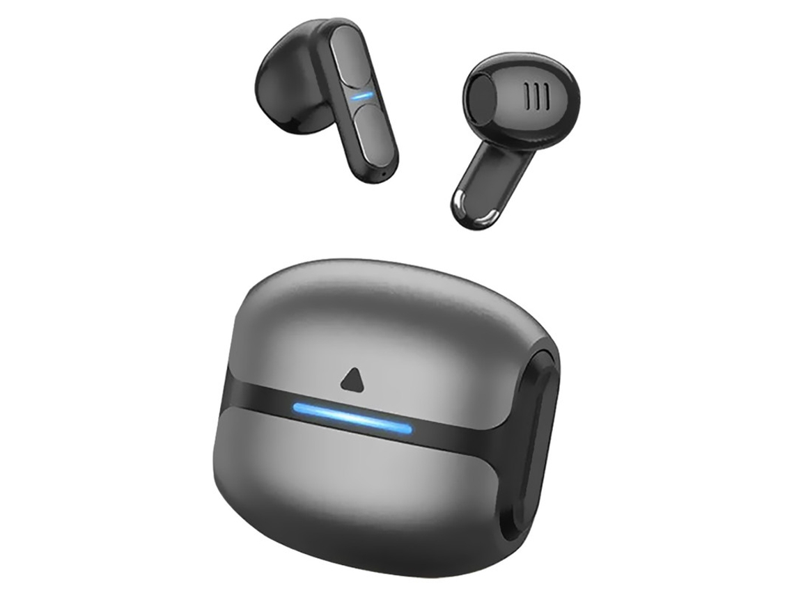 Auriculares Inalámbricos Bluetooth Para Juegos, Agudos Y Graves, Gris
