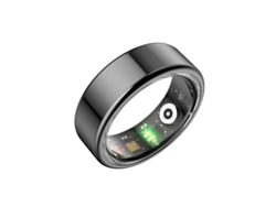 Anillo inteligente Yizhood R02 con monitor de sueño y frecuencia cardíaca para hombres y mujeres, disponible para iOS y Android 9, color negro