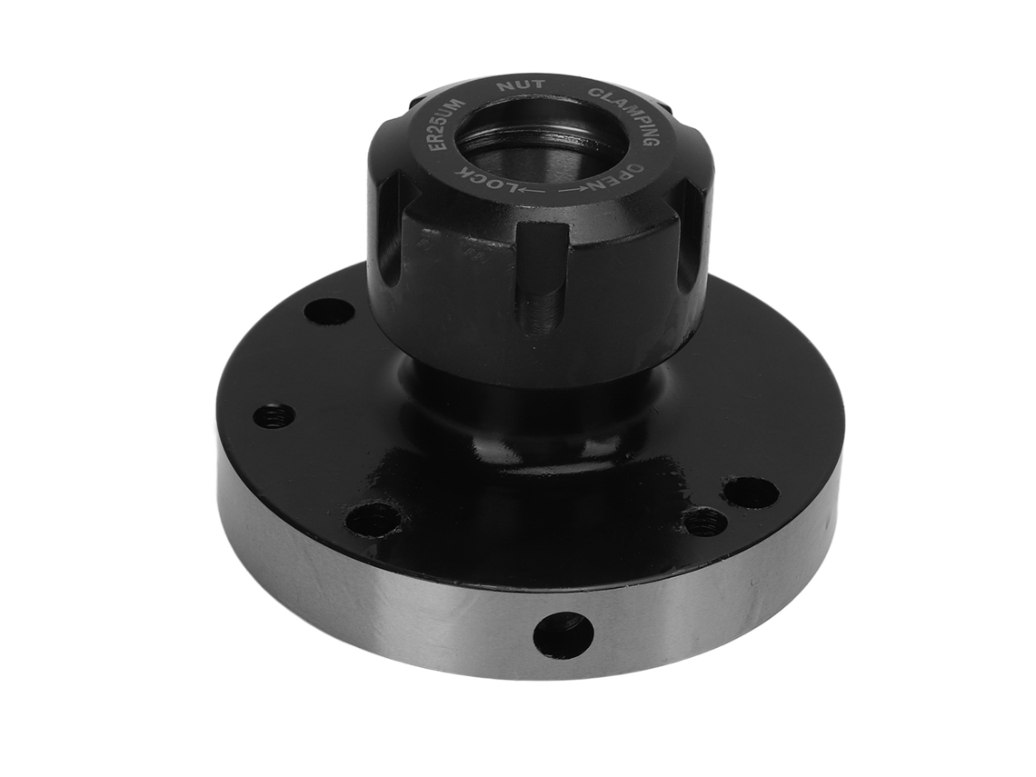Banco De Mandriles Er25 Para Herramientas De Roscado De Fresadoras Cnc, 80 Mm De Diámetro, Acero De Alta Resistencia.