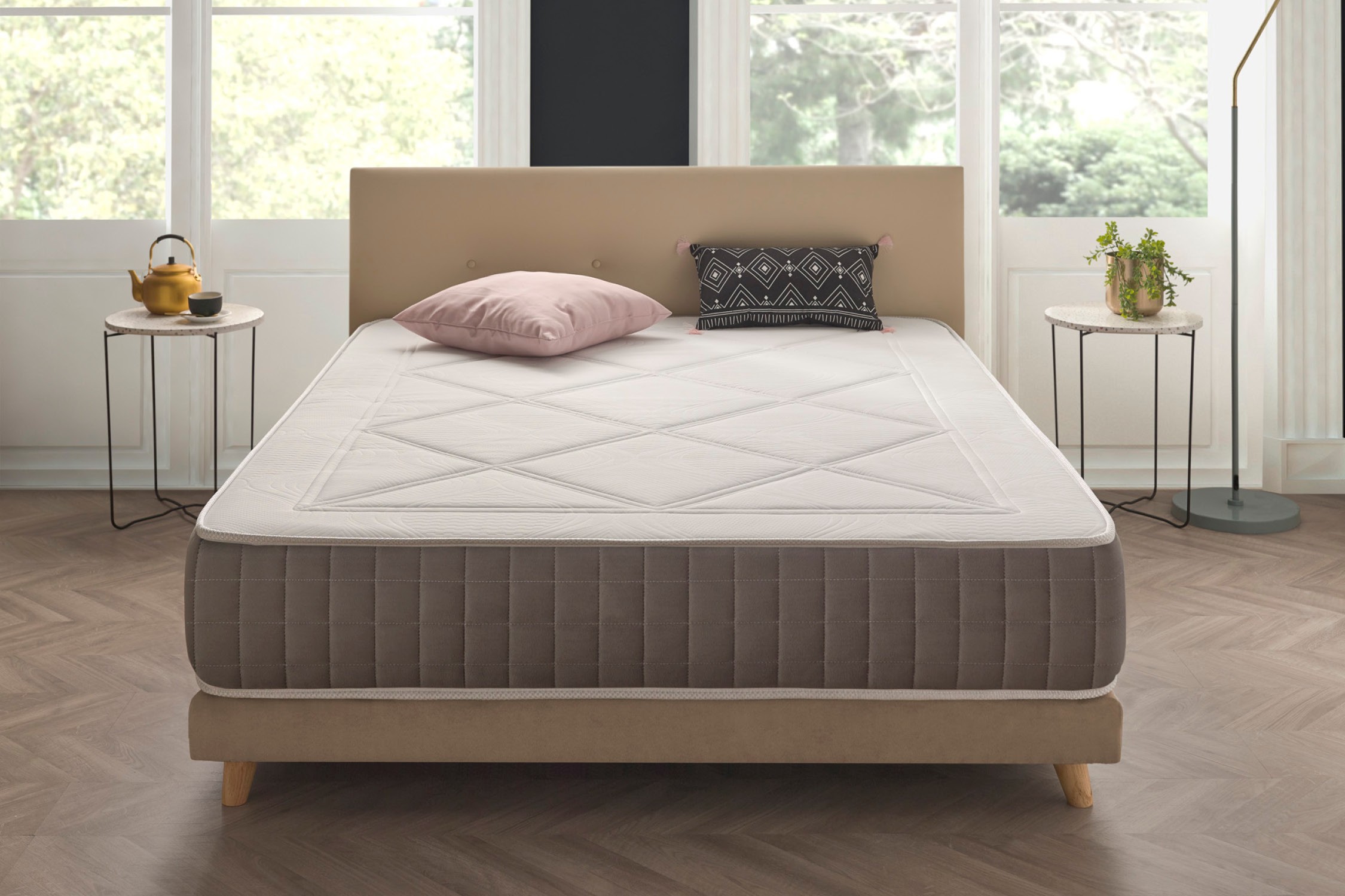 Colchón MOOM NATURE Continental Viscoelástico (90x190 cm - Altura: 25 cm)