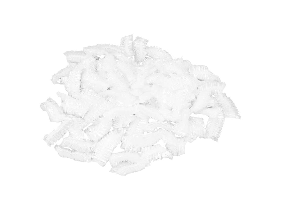 100 Piezas Protectores De Oídos Desechables Suaves Elásticos Funda Para Baño Tinte Peinado Vestir