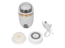 Escovilla Eléctrica De Limpieza Facial Recargable Impermeable Ipx5 Con 2 Cabezales Y 2 Velocidades