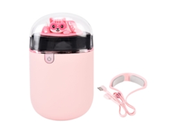 Manta electrónica para el cuello con batería portátil de 5000 mAh, color rosa.