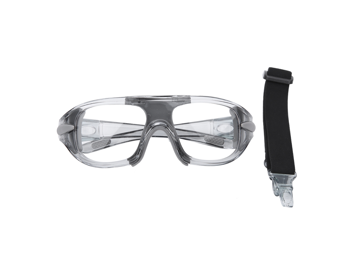 2026-gafas Deportivas De Seguridad Anti Impacto Para Baloncesto Fútbol Con Lentes Pc Gris
