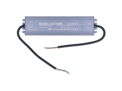 Fuente De Alimentación Led Impermeable Ip67, Transformador Controlador, Entrada Ac170-265v, 12v 8.3a, Cableado De Cobre.