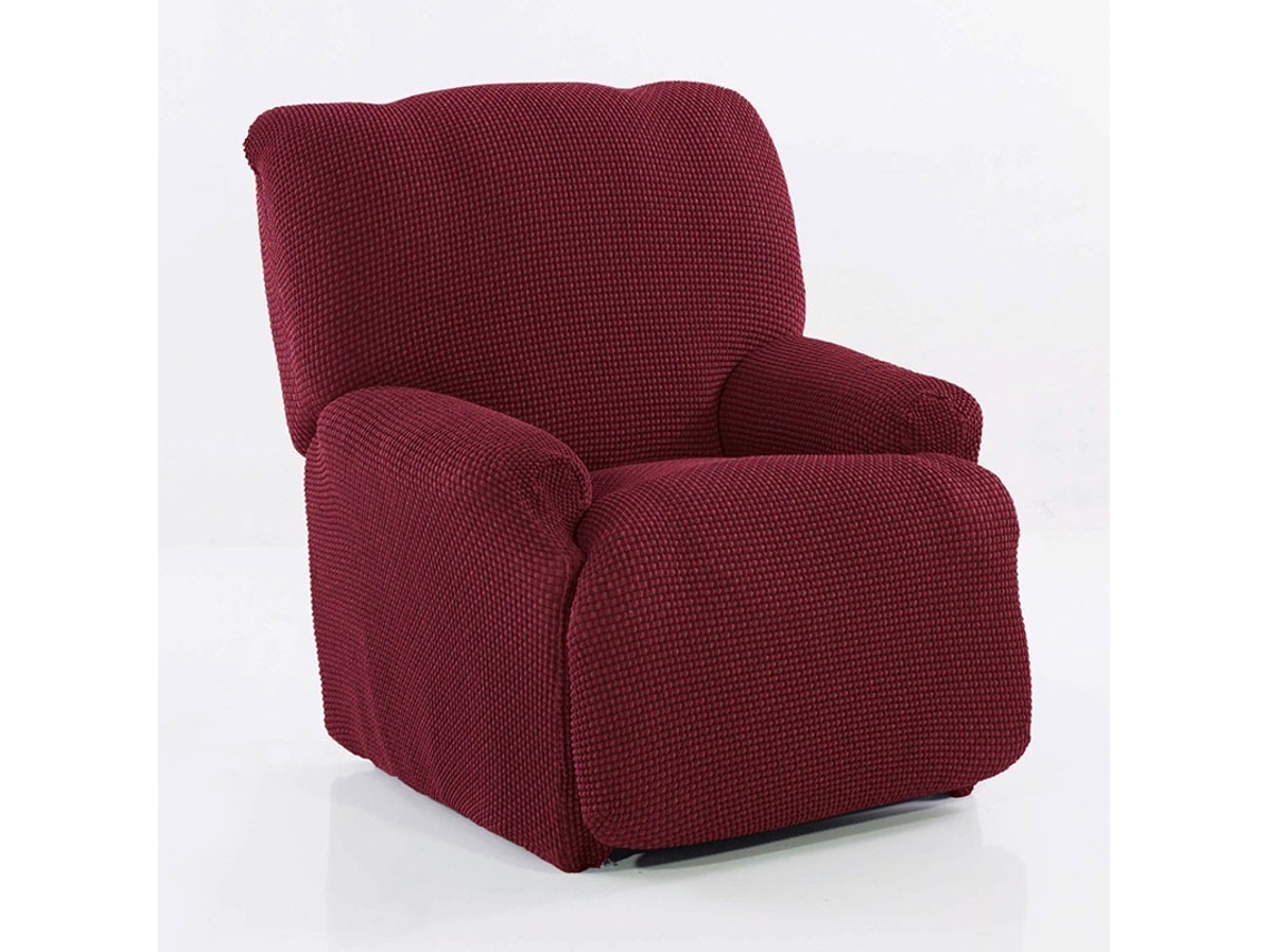 Funda de Sillón DOMAINET Relive (Rojo - Algodón y poliéster - 70-90 cm)