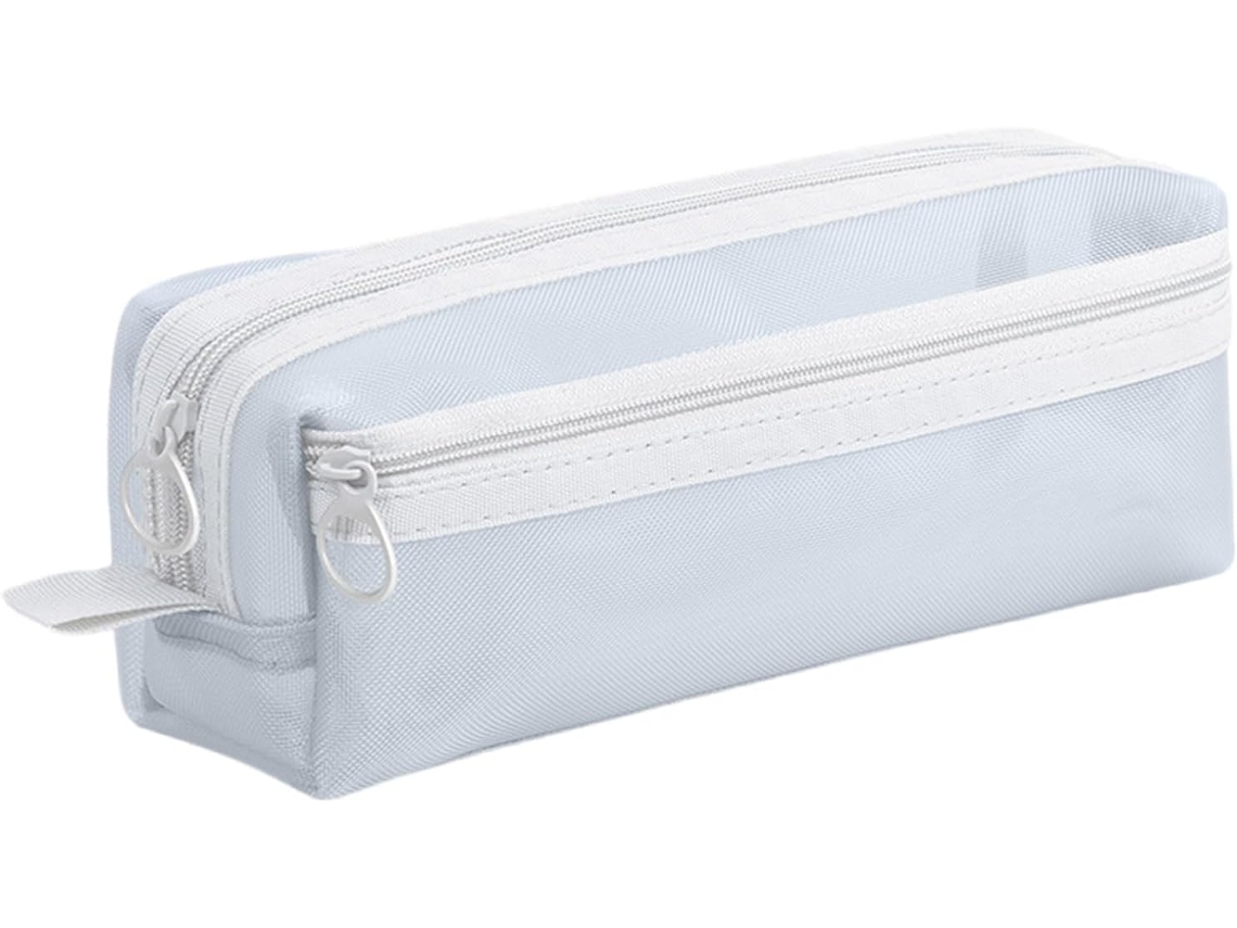 Estuche Para Lápices De Gran Capacidad Con 2 Compartimentos - Bolsa Transparente