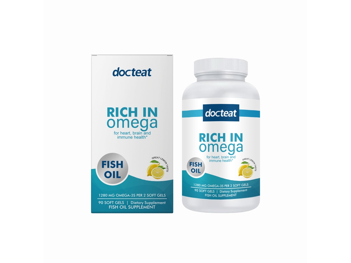 Cápsulas blandas de gelatina Omega 3 para uso oral.