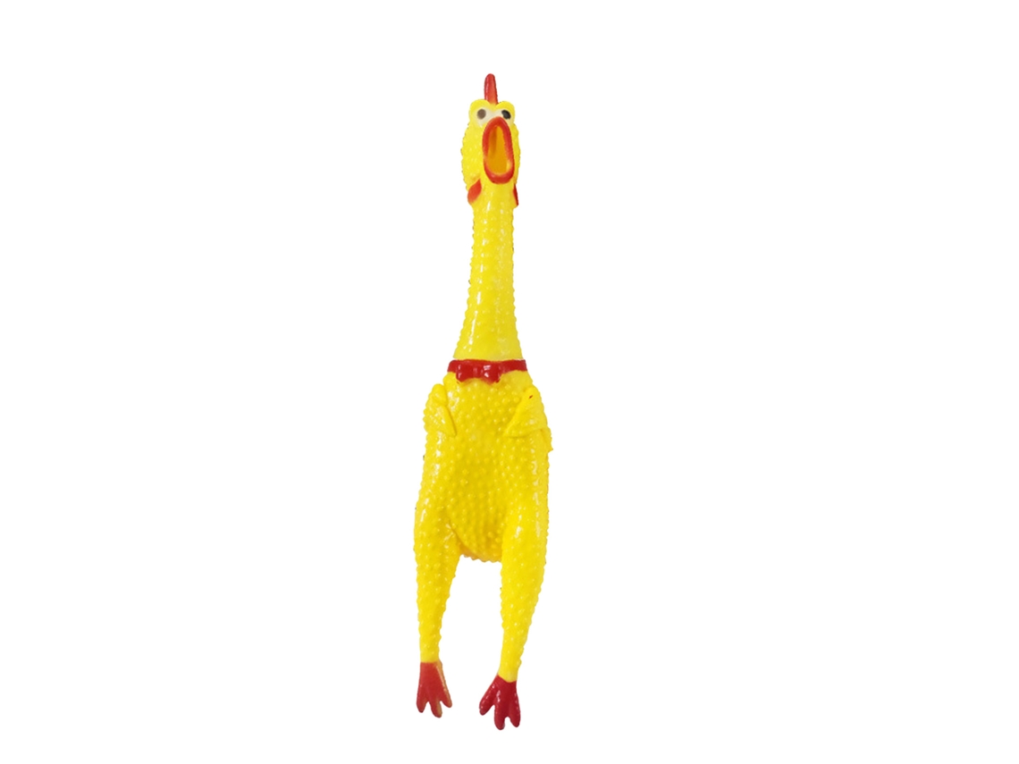 Gran Juguete De Goma De 36 Cm Con Forma De Pollo Que Emite Sonidos Chirriantes, Ideal Para Aliviar El Estrés.