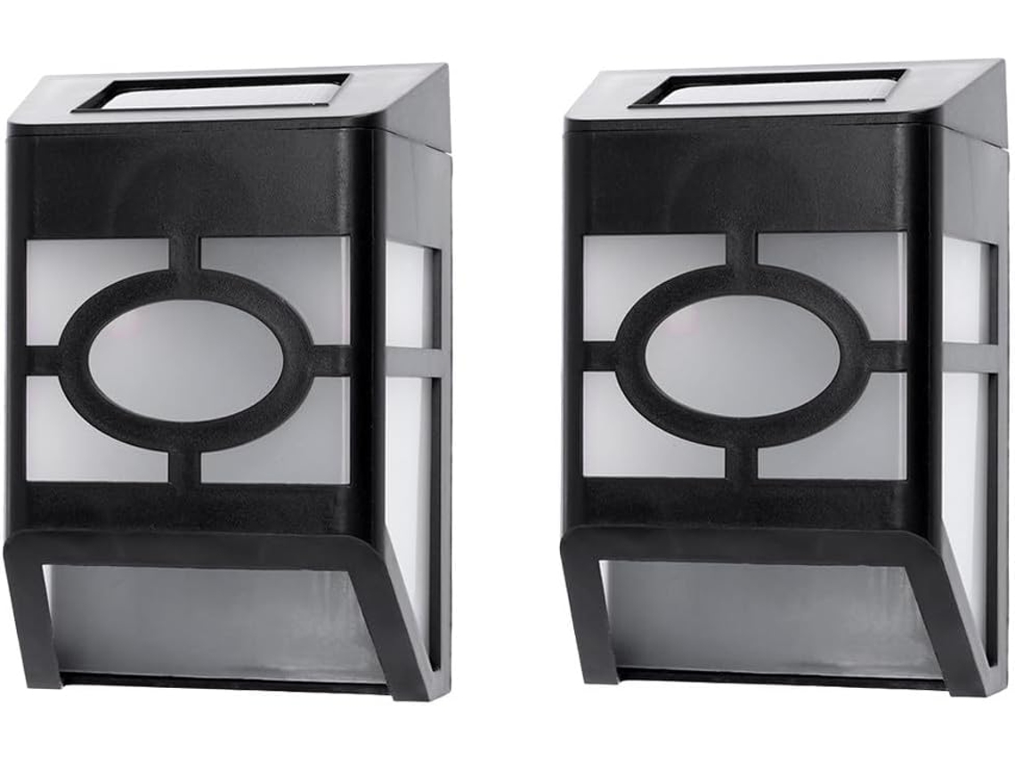Juego De 4 Lámparas Solares Led De Plástico