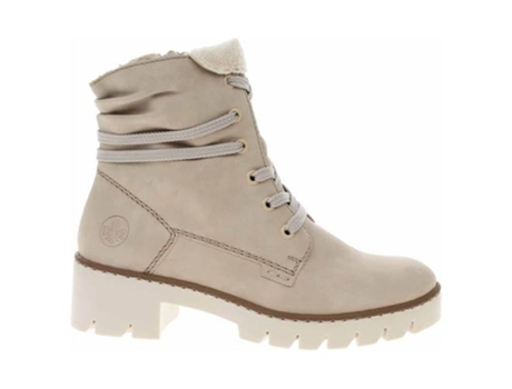 Botas RIEKER Mujer Material Sintético (37,0 eu - Beige)