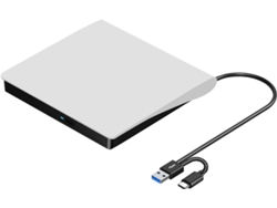 Unidad De Cd Dvd Externa Usb 3.0 Reproductor De Dvd Rom Portátil Grabadora Compatible Con Windows 10/8/7/mac Os Gertiz