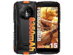 Doogee Fire 3 Pro 5.5'' 16GB 128GB 8350mAh Android 15 Naranja Smartphone Resistente