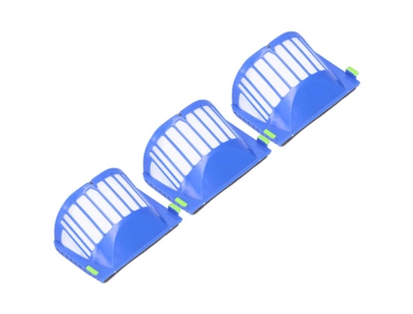 Elemento de filtro duradero Abs de 3 piezas, repuesto apto para Robot de barrido Roomba 500/600, accesorios para electrodomésticos barredora domést...