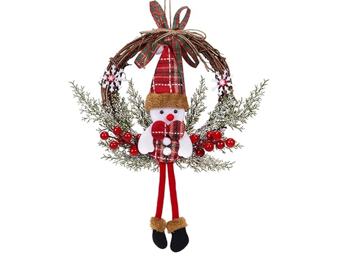 Decoración Navideña, 35 Cm, Coronas Navideñas, Caña, Decoración De Pared, Bodas Y Fiestas, Ergonómica, Uso Diario.