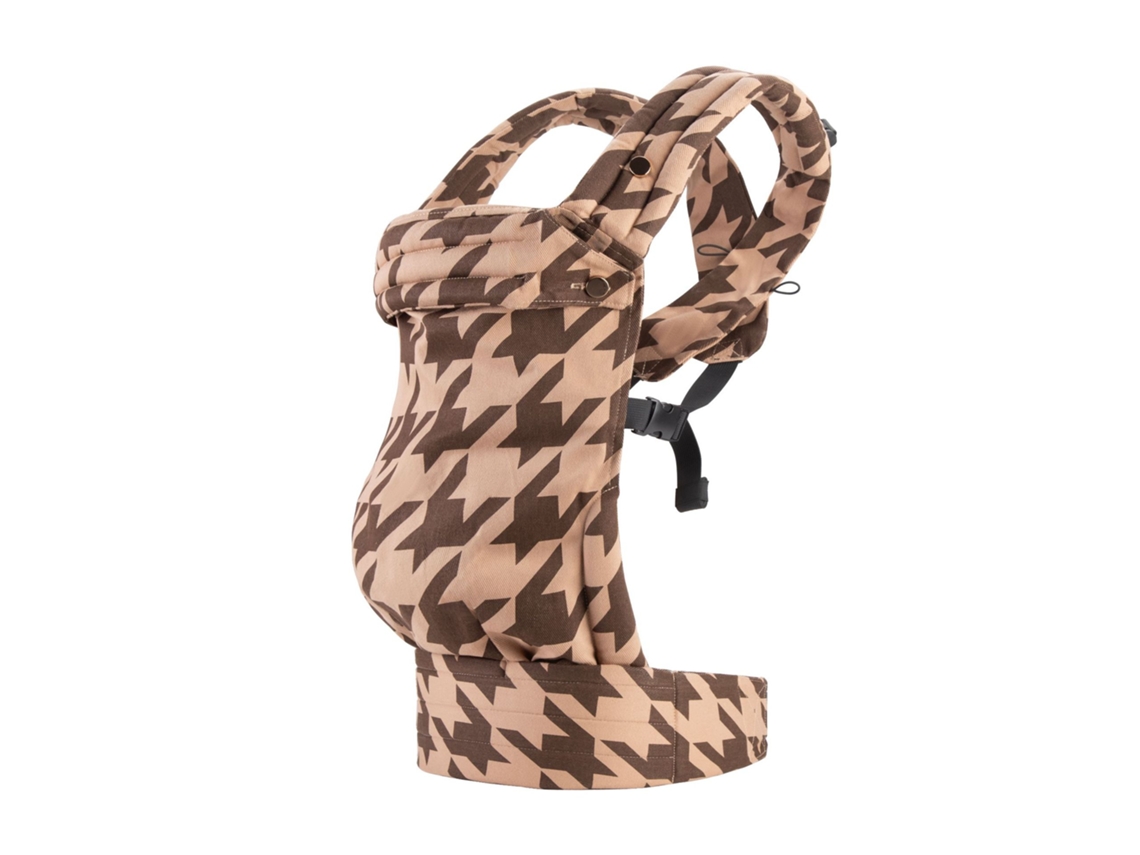 Portabebés Eifson (estampado pata de gallo caqui)