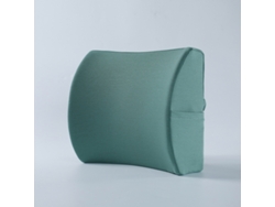 Almohadas De Soporte Lumbar De Espuma Viscoelástica Adecuadas Para Sillas De Oficina Y Asientos De Automóvil, Color Verde Gertiz